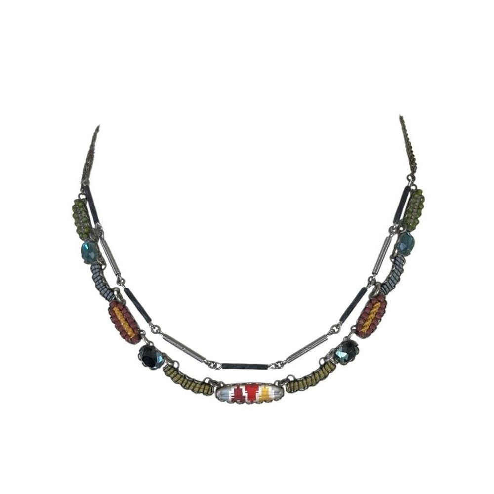 Alaya Bar Layered Adjustable Length Necklace